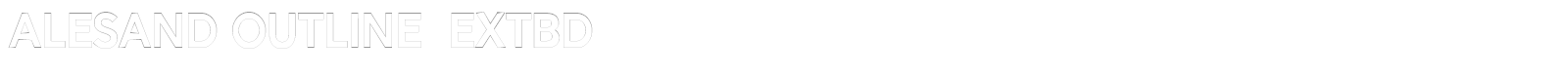 Alesand font preview